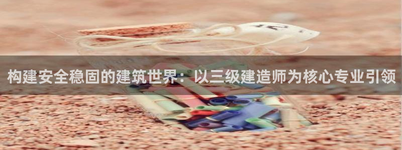 安信12官方下载：构建安全稳固的建筑世界：以三级建造师为核心专业引领