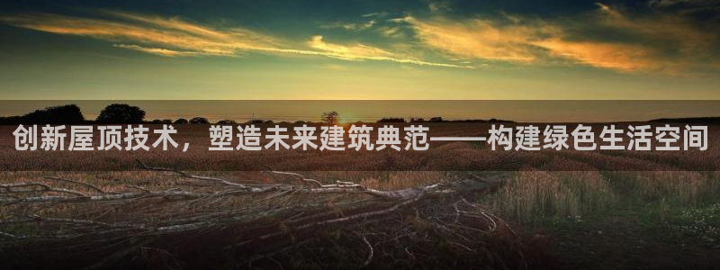 安信12娱乐开户：创新屋顶技术，塑造未来建筑典范——构建绿色生活空间