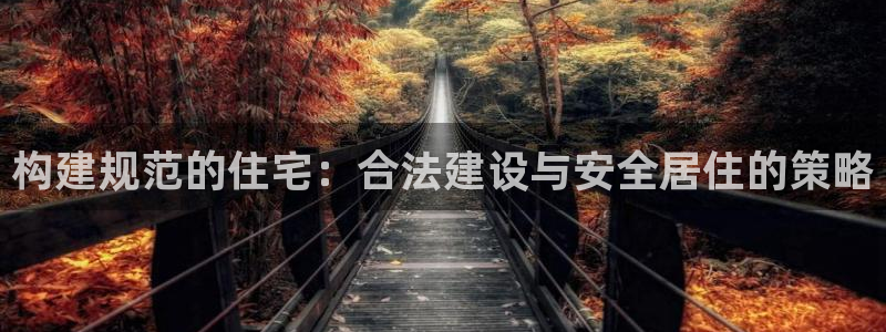 安信可esp-12：构建规范的住宅：合法建设与安全居住的策略