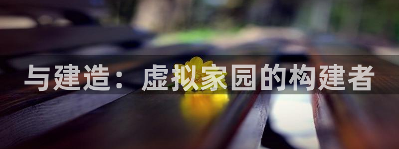 安信12平台怎么样：与建造：虚拟家园的构建者