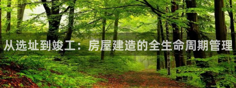 安信312 12：从选址到竣工：房屋建造的全生命周期管理