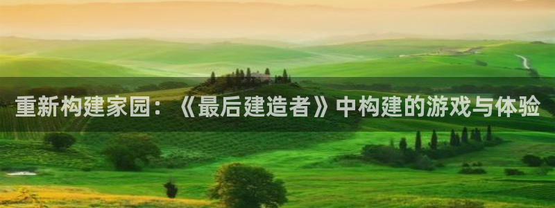 安信12注册代理：重新构建家园：《最后建造者》中构建的游戏与体验