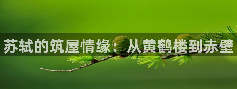 安信12娱乐招商：苏轼的筑屋情缘：从黄鹤楼到赤壁