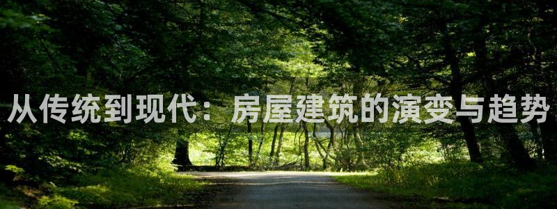 安信12娱乐平台：从传统到现代：房屋建筑的演变与趋势