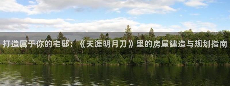 安信12级粉丝团福利：打造属于你的宅邸：《天涯明月刀》里的房屋建造与规划指南
