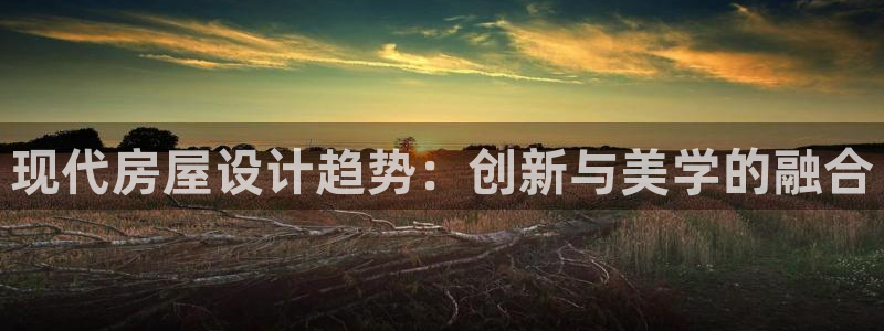 安信12登录：现代房屋设计趋势：创新与美学的融合