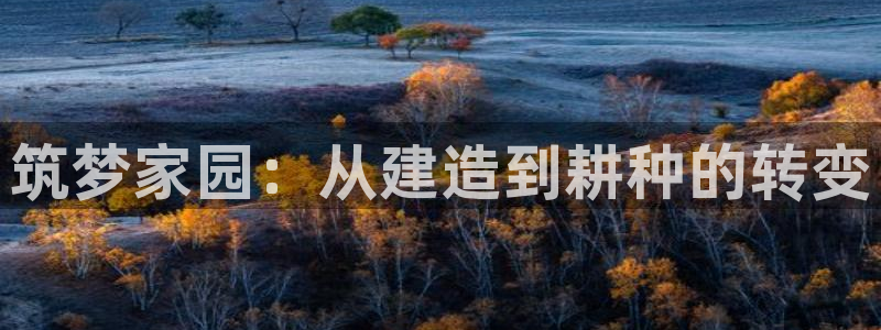 安信12娱乐登录：筑梦家园：从建造到耕种的转变