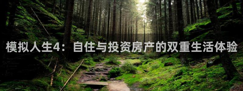 安信12级灯牌：模拟人生4：自住与投资房产的双重生活体验