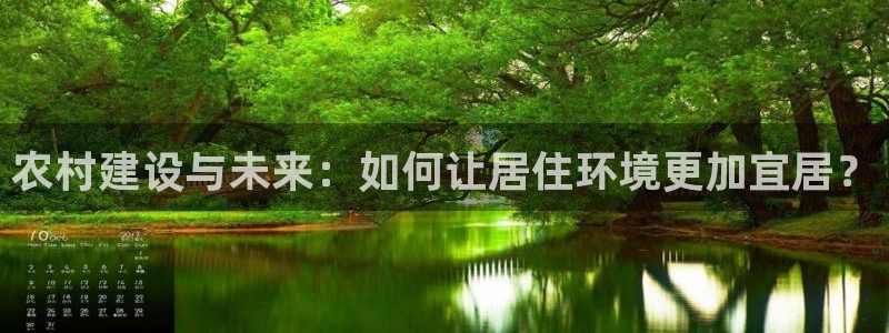 安信12注册登录平台：农村建设与未来：如何让居住环境更加宜居？