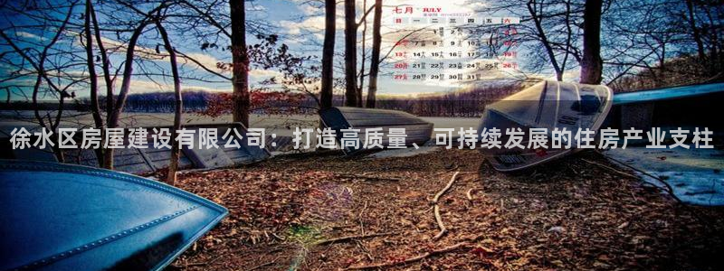 安信esp 12k：徐水区房屋建设有限公司：打造高质量、可持续发展的住房产业支柱