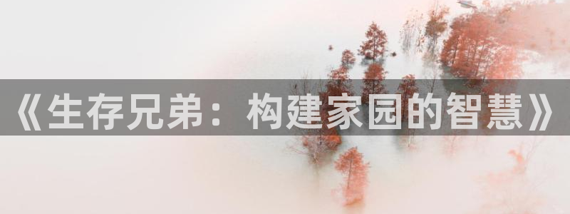 安信可12f12e：《生存兄弟：构建家园的智慧》