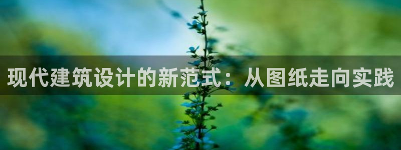 安信12娱乐主管：现代建筑设计的新范式：从图纸走向实践
